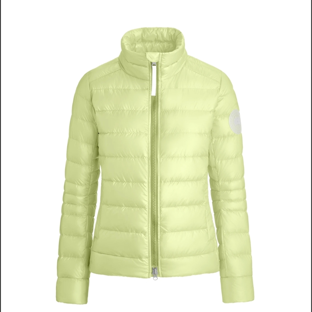 💯 Auth Canada goose Cypress packable Down Jacket Arctic Floral Limelight M